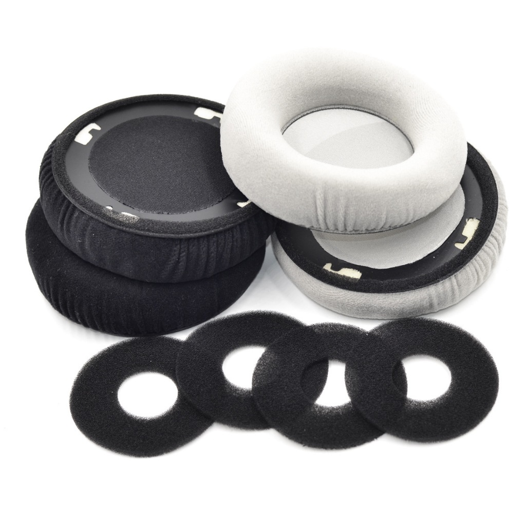 แผ่นรองหูฟังเปลี่ยนเบาะสําหรับ AKG K702 K701 K601 K612 K712 Q701 Q702 หูฟัง Velour แผ่นรองหูฟังโฟมหน