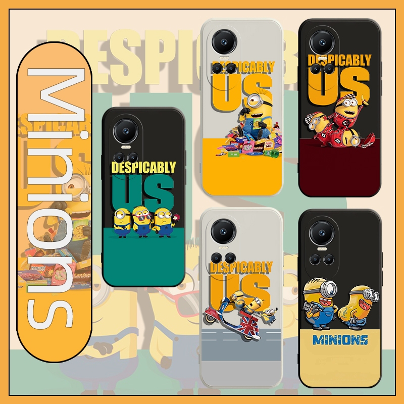 เคสสําหรับ OPPO RENO 11 10 8T PRO PLUS 4G 5G Despicable Me Minions Matte Case Soft Cover