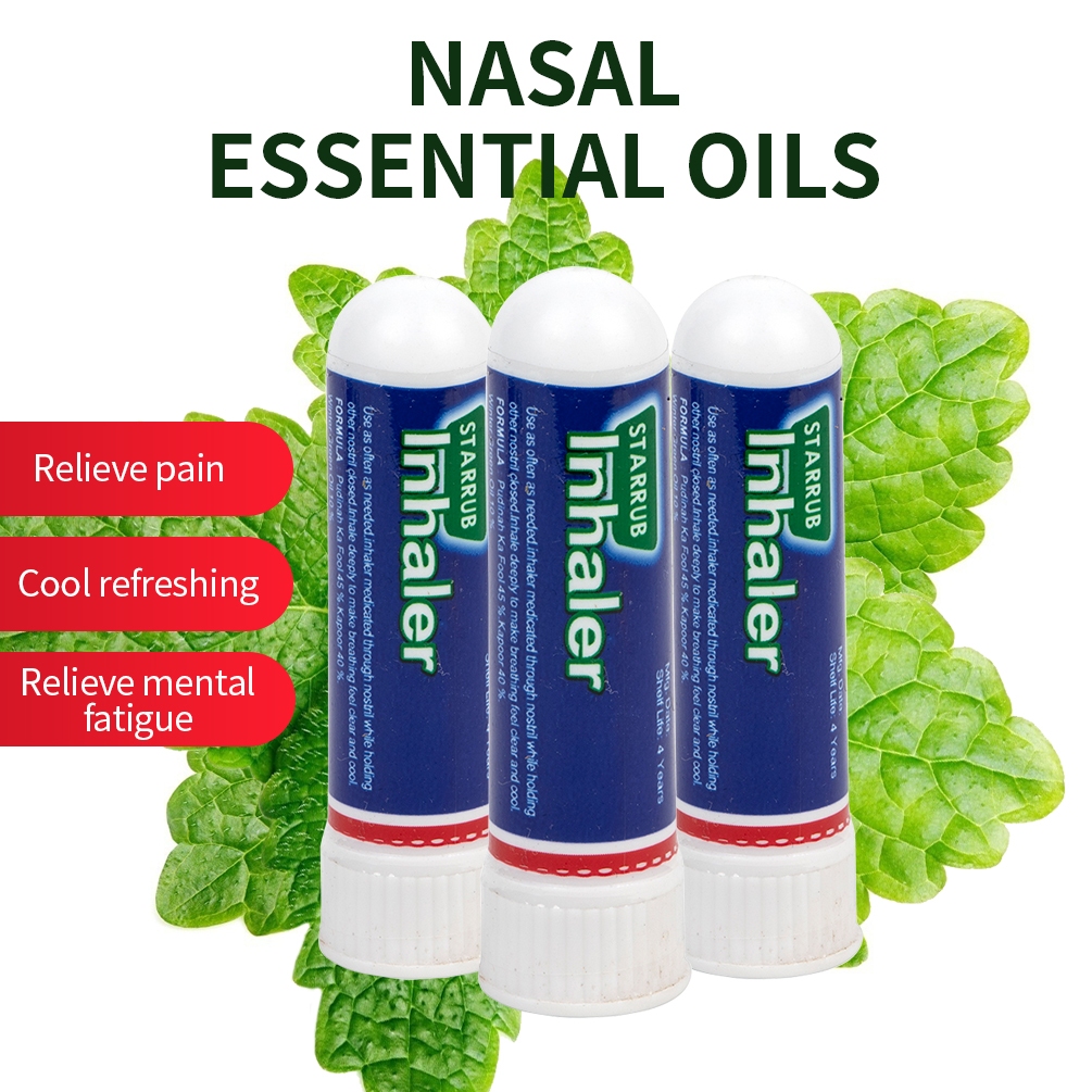 Fy 1 ชิ้นน้ํามันหอมระเหย Inhaler Refresh จมูกเย็นครีมสมุนไพร Rhinitis Mint ครีม