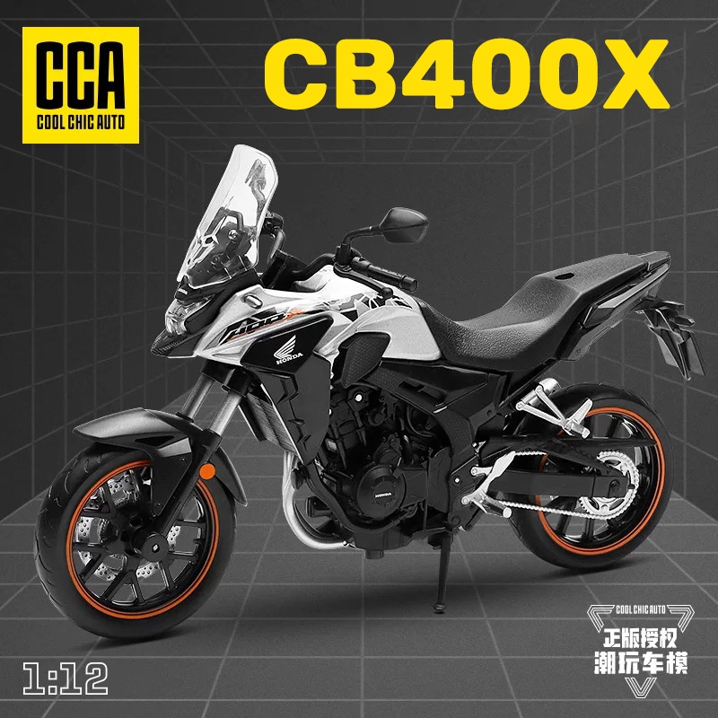 1:12 Scale Honda Cb400X รถจักรยานยนต์รุ่นรถDiecastคนรักคอลเลกชันเด็กของขวัญวันเกิดโลหะของเล่นเด็ก