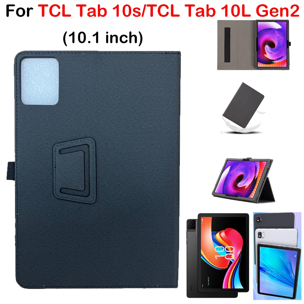 ซองหนังพนังสําหรับTCL Tab 10s 10.1 2023 ฝาครอบหนังPU TCL Tab 10L Gen2 Gen 2 10.1 นิ้วฝาครอบขาตั้งผู้
