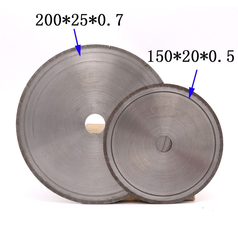 1 PC เพชร Lapidary Saws Trim ใบมีด Super บางตรงขอบตัดแผ่น Jewellery หยกเครื่องมือ - รูปที่ 2