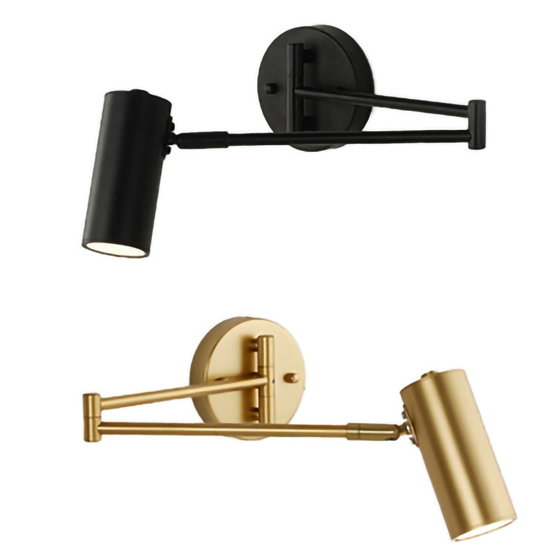 โคมไฟติดผนัง นํา ทองสีดําปรับเชิงเทียนผนังแสงในร่มตกแต่งบ้านห้องครัวห้องนอนห้องนั่งเล่นศึกษาข้างเตียงตกแต่งส่องสว่าง - รูปที่ 6