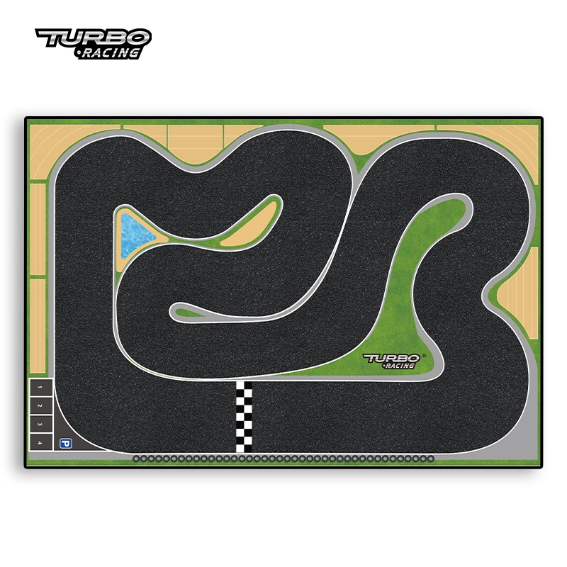 TURBO RACING 1:76 MINI RC รุ่นรถ Desktop Track Running Track Mat