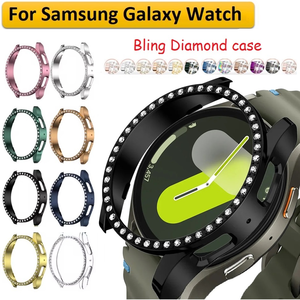 Bling Diamond Watch Case เคส Samsung Galaxy Watch 7 Case เคส Galaxy Watch FE Case เคส Galaxy Watch 6
