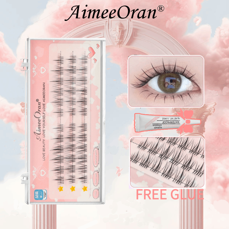 แบบใหม่ ขนตารุ่นไอติม ขนตาปลอม 0.07 8-12mm ขนตาช่อ ขนตาแบบช่อ