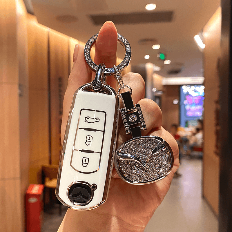 สําหรับ Mazda TPU สําหรับ Mazda 2 3 5 6 rx8 mx5 cx3 cx5 cx7 กรณี Mazda พวงกุญแจ Mazda Key Cover