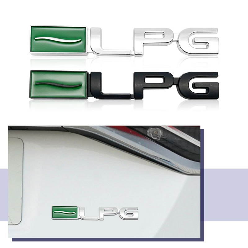 จัดแต่งทรงผมรถ 3D LPG โลโก้โลหะผสมสังกะสีโลหะสัญลักษณ์ด้านข้างด้านหลัง Badge Fender สติกเกอร์สําหรับ Chevrolet Malibu Cruze Onix Decal อุปกรณ์เสริม