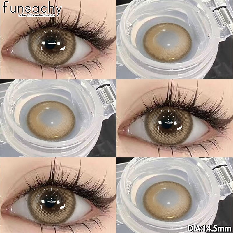 ตอนแทคเลนส์สายตาสั้น 0.0~-800 คอนแทคเลนส์รายวัน ธรรมชาติ ตาโต 2 ชิ้น 1 คู่ 1 ปี จัดส่งจากประเทศไทย - รูปที่ 5