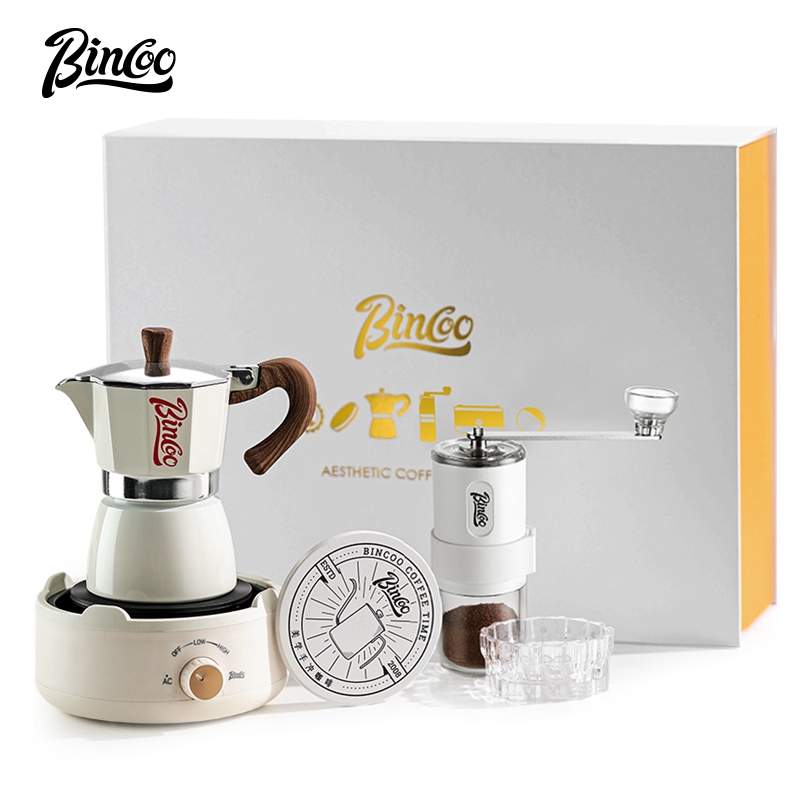 Bincoo Moka หม ้ อกล ่ องของขวัญชุดครัวเรือนขนาดเล ็ กหม ้ อกาแฟชงด ้ วยมือชุดของขวัญที ่ ดีที ่ สุด