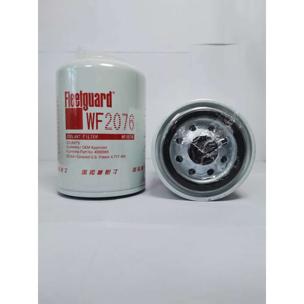 Cummins อะไหล่แท้ Fleetguard Coolant Filter WF2076 สําหรับชิ้นส่วนอะไหล่เครื่องกําเนิดไฟฟ้าดีเซลเครื