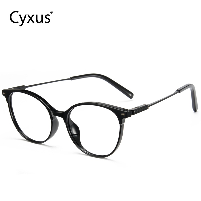 Cyxus نظارة حماية من الضوء الأزرق TR90 دائرية