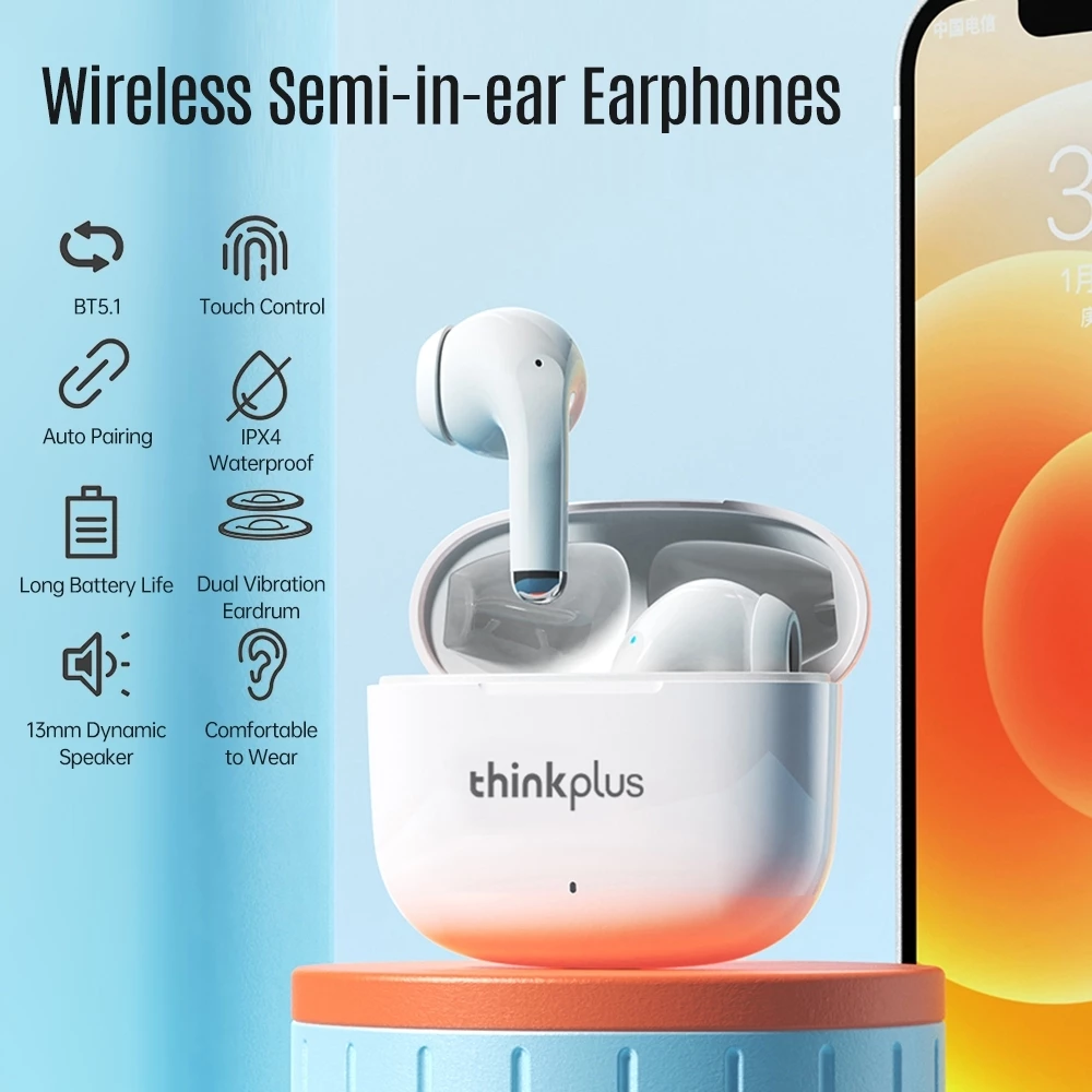 Lenovo LP40S True Wireless Bluetooth 5.0 หูฟัง TWS thumbnail 4
