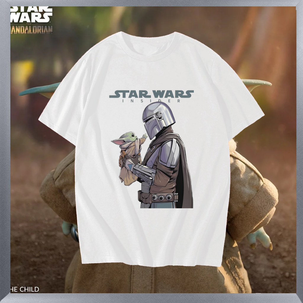 เสื้อStar Wars  T-Shirt ผ้าCotton 100% ใส่ได้ ทั้ง ชาย ใส่สบาย ไม่หด ไม่ย้