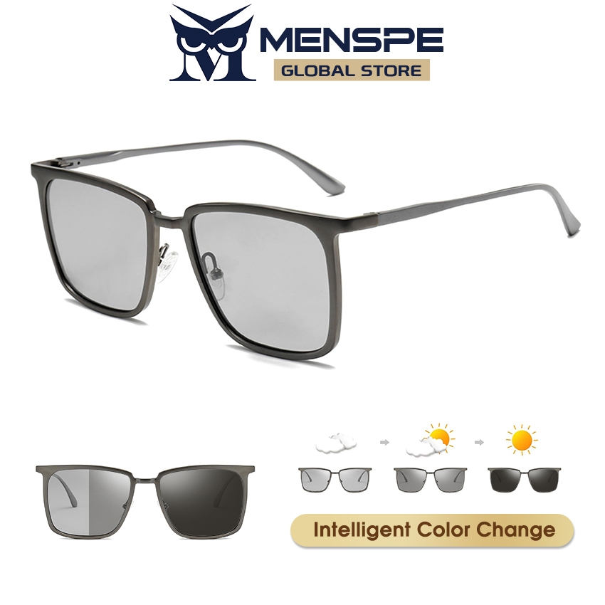 Menspe Auto เปลี ่ ยนสีแว ่ นตากันแดด Photochromic แว ่ นตากันแดด Night Vision เลนส ์ แว ่ นตากันแดด TAC แว ่ นตากันแดดโพลาไรซ ์ ขับรถแว ่ นตากันแดด Dual-ใช ้ UV400 ป ้ องกันแสงแดด