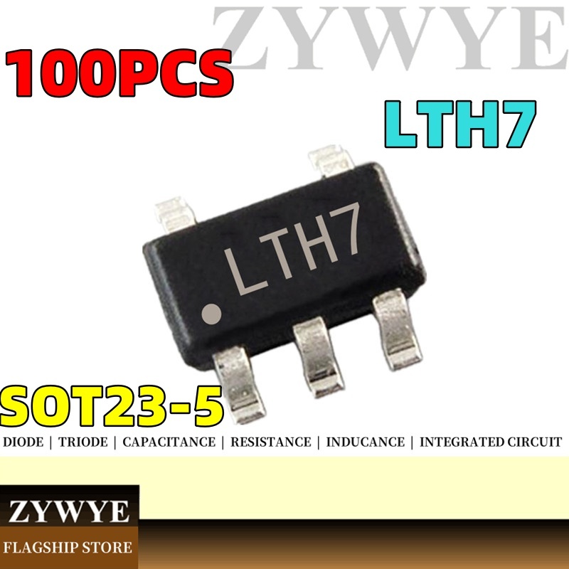 100pcs LTH7 LTC4054 LTC4054ES5-42 LTH7 SOT23-5 Patch แบตเตอรี่ลิเธียมชาร์จชิป IC แบตเตอรี่ลิเธียมชิปแบตเตอรี่ชิป