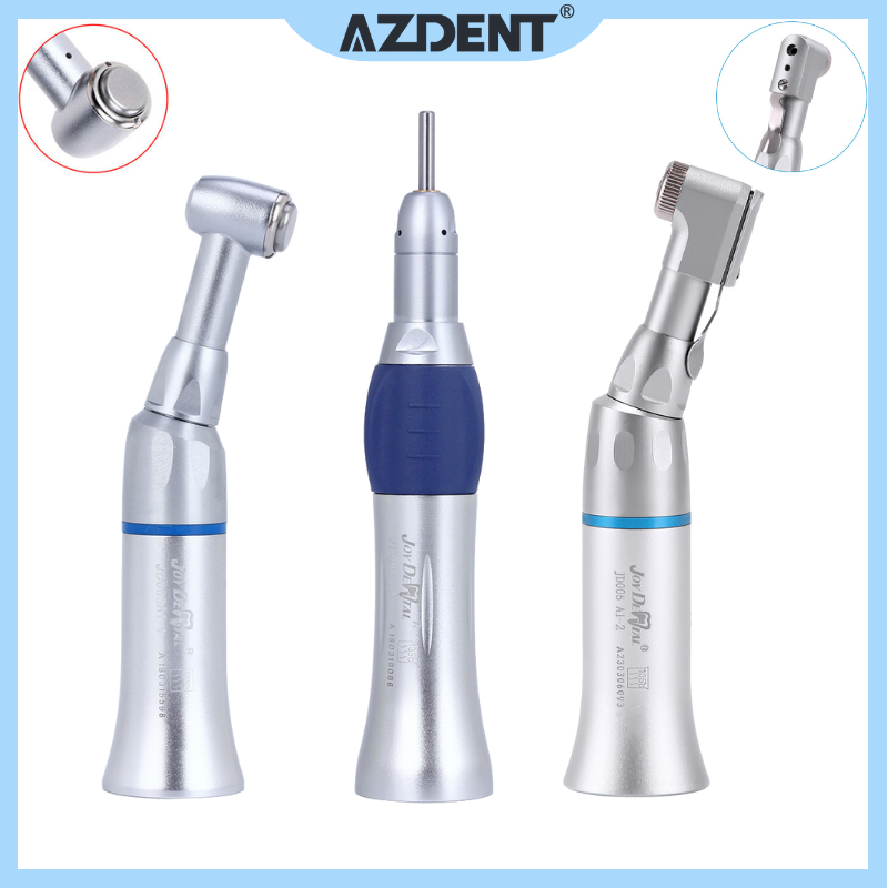 ทันตกรรมช้าความเร็วต่ํา Handpiece ปุ่มกด Contra Angle/กรวยจมูกตรง/Latch Contra Angle
