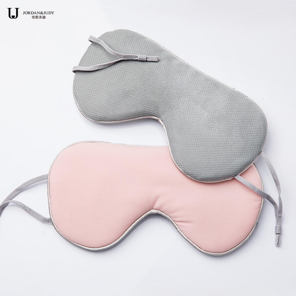 Jordan & JUDY Sleeping Eye Mask ผ้าปิดตาสบาย Travel Nap Cover Blindfold ปรับได้พร้อมกล่องเก็บของ