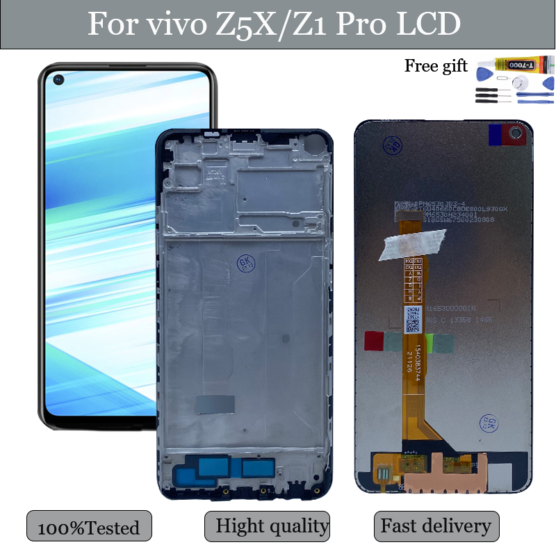 ต้นฉบับสําหรับ Vivo Z5X Vivo Z1 Pro Lcd Touch Screen Digitizer Assembly Replacement