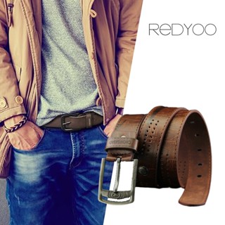 REDYOO เข็มขัด เข็มขัดหนัง เข็มขัดหนังแท้100%