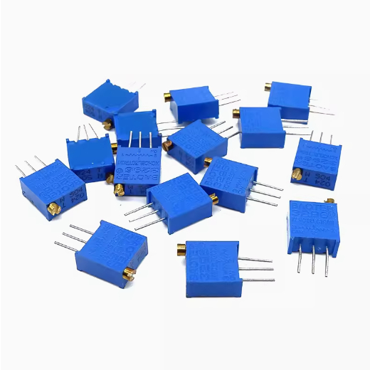 3296w Multi-Circle ปรับ Potentiometer 1K 100R 200R 500R 103 501 104 ปรับด้านบน 10K 100K ตัวต้านทานแบบปรับได้