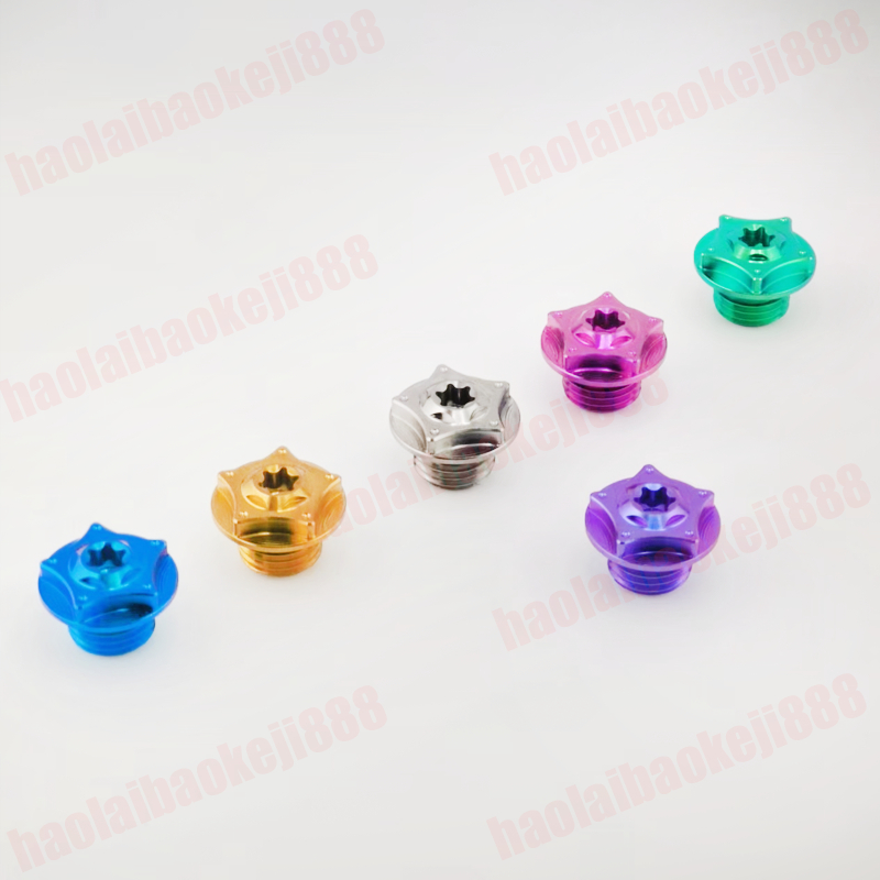 สลักเกลียวน้ํามันเกียร์ไทเทเนียมอัลลอย Gr5 CNC M14×1.5P สํน๊อตน้ำมันเฟืองท้าย xmax YAMAHA HONDA