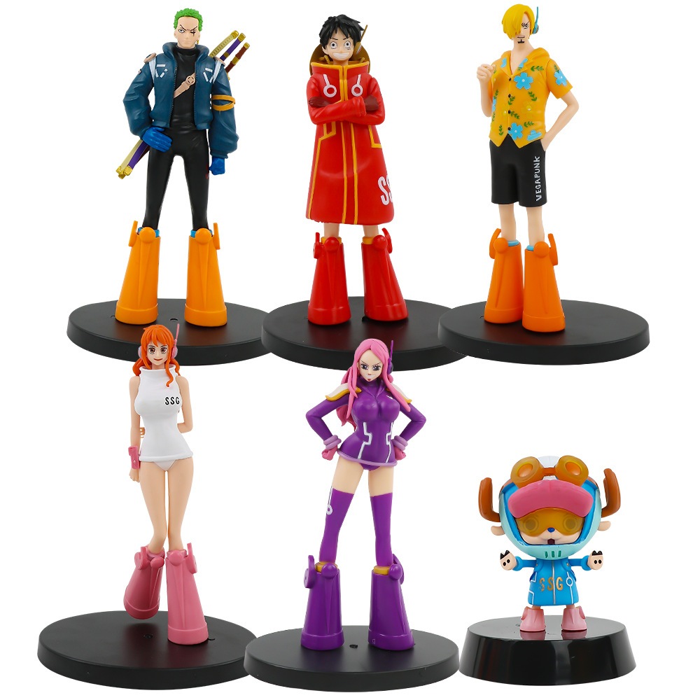 Dxf One Piece Luffy Action Figure ของเล่น Egghead Bonney Nami Sanji Chopper Zoro รุ่น