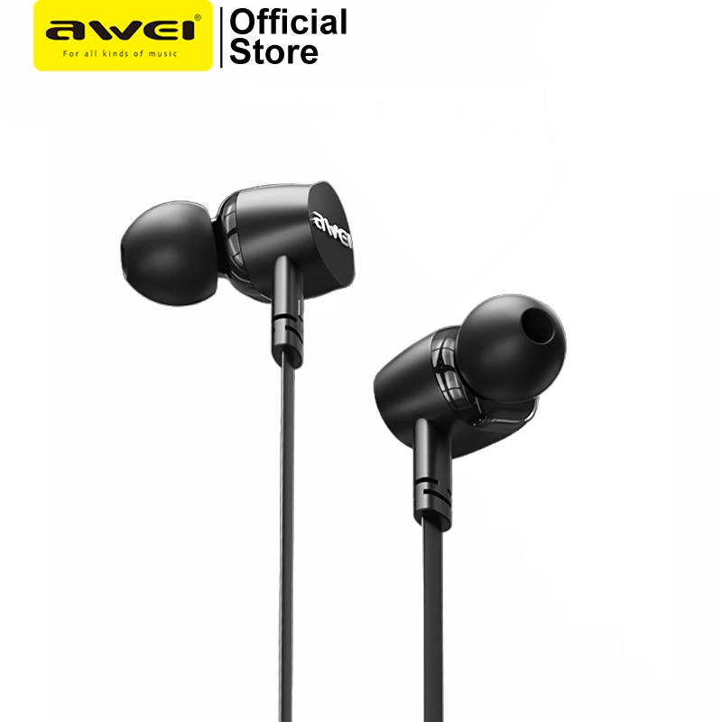Awei TC-7 หูฟังอินเอียร์ ปลั๊ก Type-c พร้อมไมโครโฟนสเตอริโอ สําหรับ Android