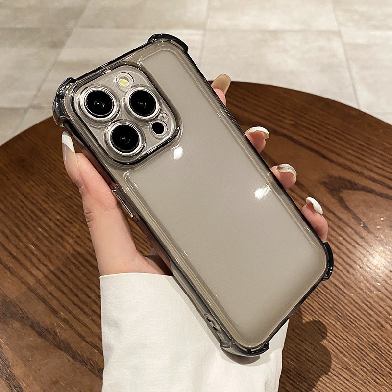 โปร่งใสใสหนามุมกันกระแทกเคสโทรศัพท์สําหรับiphone 15 14 Pro Max Plus 13 12 11 Pro Maxฝาครอบโทรศัพท์ที่เรียบง่ายปลอก
