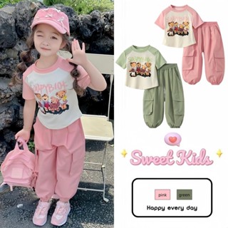 SweetKids พร้อมส่งจากกทม🌸ชุดเซ็ทเด็กผู้หญิง แฟชั่น🍓เสื้อแขนส…