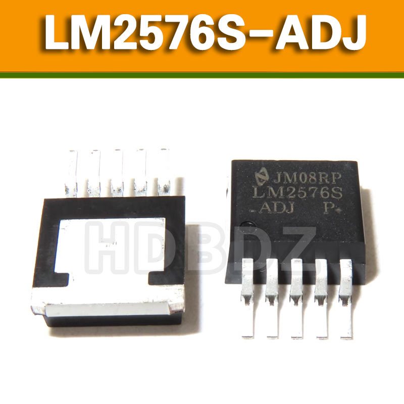 10PCS LM2576 LM2576S 5.0V 3.3V 12V ADJ IC SMD TO-263-5 แรงดันไฟฟ้า Buck ชิป