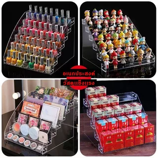 เเข็งเเรง หลายชั้น ชั้นวางสีทาเล็บ อะคริลิค ชั้นโชว์สีทาเล็บ วางสินค้า วางยาทาเล็บ วางโมเดล