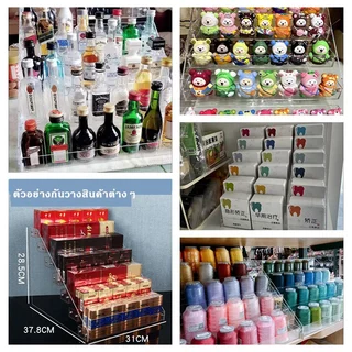 เเข็งเเรง หลายชั้น ชั้นวางสีทาเล็บ อะคริลิค ชั้นโชว์สีทาเล็บ วางสินค้า วางยาทาเล็บ วางโมเดล