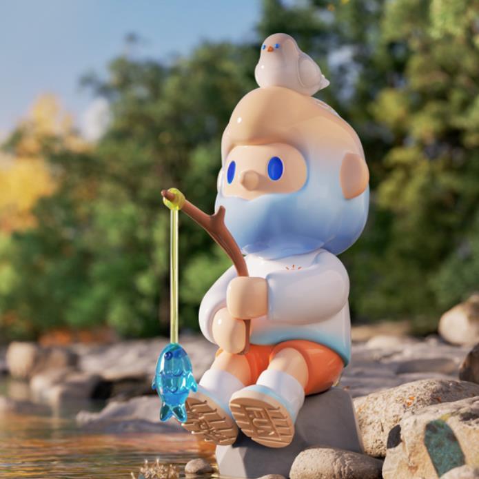 [ของแท้] Farmer BOB 9th Generation Adventure Series Mystery Box Find Unicorn อินเทรนด์เล่นฟิกเกอร์