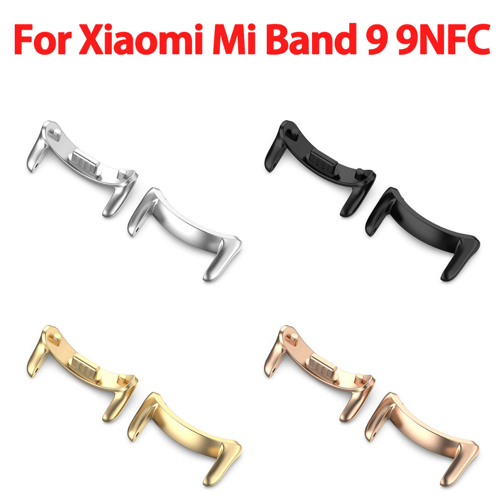 Connector สําหรับ Xiaomi Mi Band 9/9NFC สแตนเลสโลหะ Quick Fit อะแดปเตอร์ Xiaomi Mi Band 8/8NFC Watch