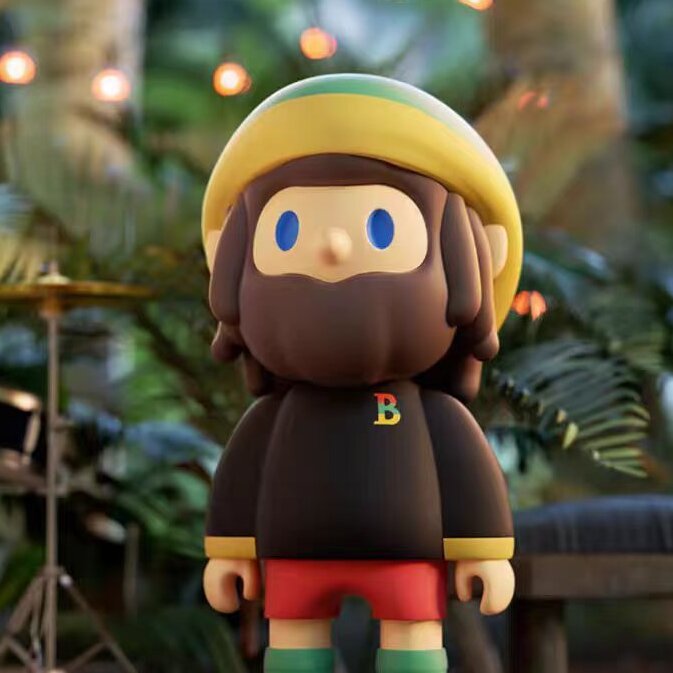 Farmer BOB Retro Musician Series Sixth Generation ยืนยันสไตล์คู่อินเทรนด์เล่นรูป Mystery Box