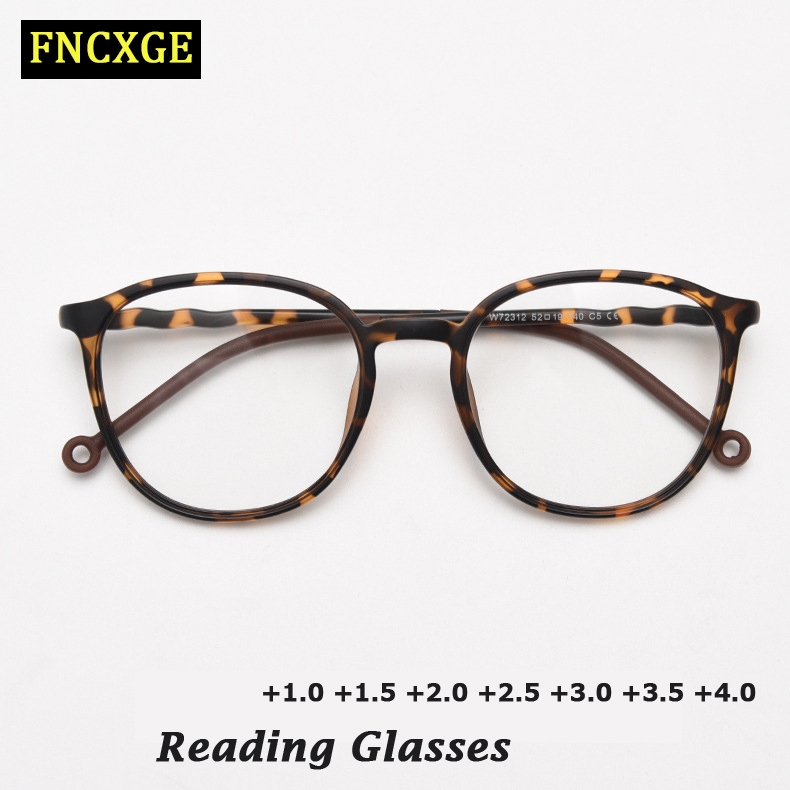 Fncxge ผู้หญิงเกาหลีสไตล์แว่นอ่านหนังสือเกรด + 100 ~ + 400 Unisex Anti Blue Light คอมพิวเตอร์แว่นตาผู้ชายแฟชั่นป้องกันรังสีสายตายาวแว่นตา