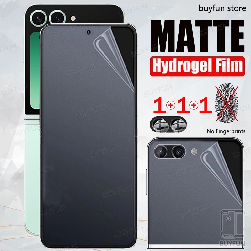 SAMSUNG 3in1 Matteด้านหน้าป้องกันหน้าจอสําหรับSamsung galaxy z flip 7 SM-F766B F766B F766U F766U1 FE