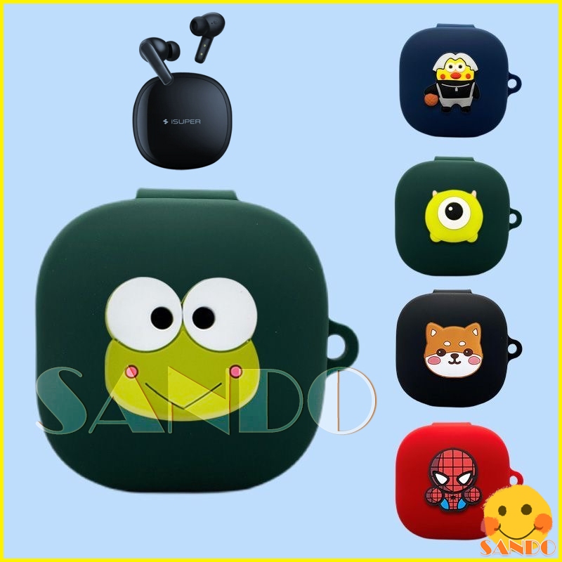 เคสซิลิโคนอ่อนนุ่ม iSuper Evo Buds 2 ฝาครอบ เคส iSuper Evo Buds 2 เคสหูฟัง แบบนิ่ม ลายการ์ตูน สําหรั