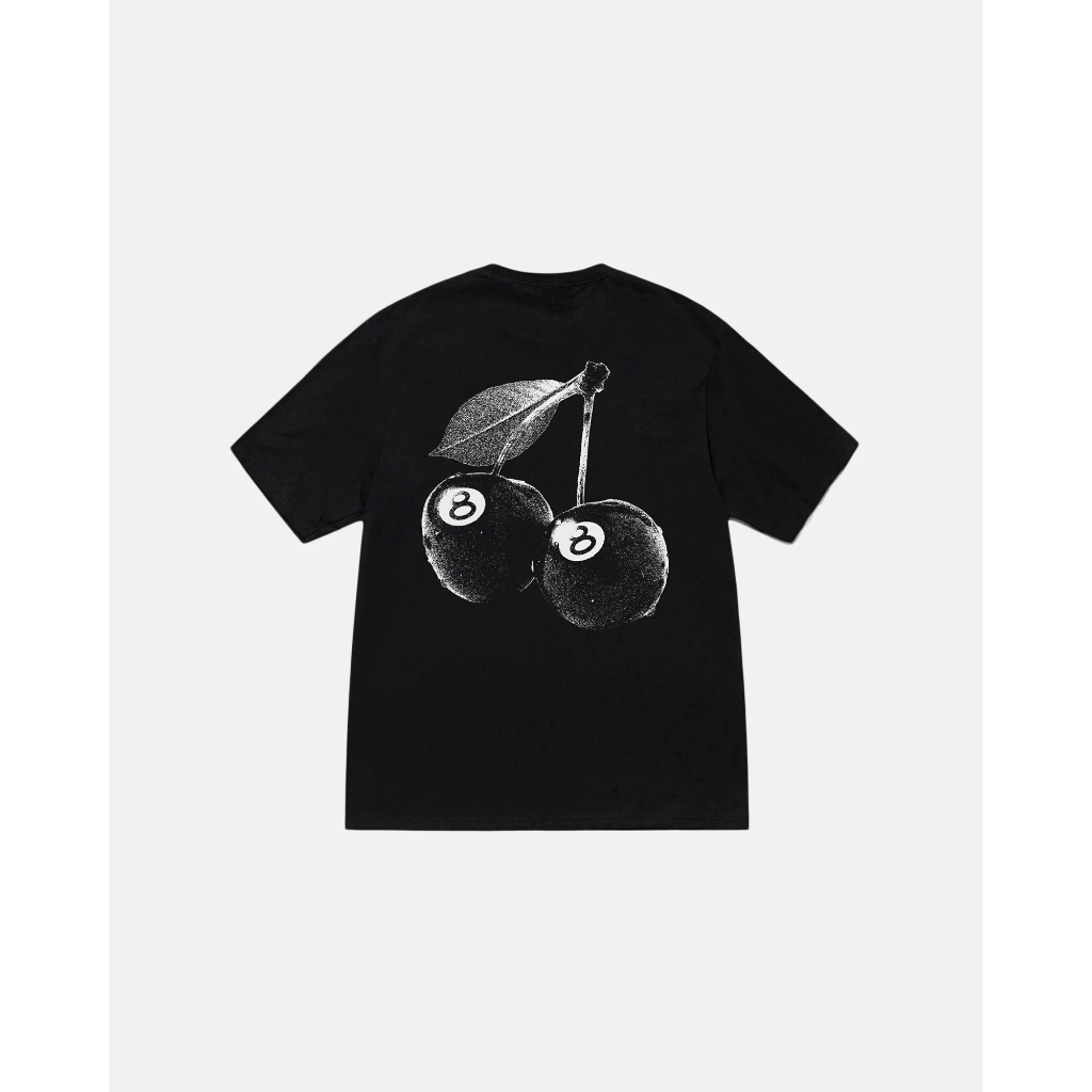 ของแท้ 100% Stussy Cherries Tee สไตล์เดียวกันสําหรับผู้ชายและผู้หญิง