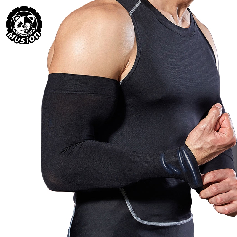 Musion ปลอกแขนกันแดด ยืดหยุ่นสูง ขนาดใหญ่ XXL สำหรับผู้ชาย