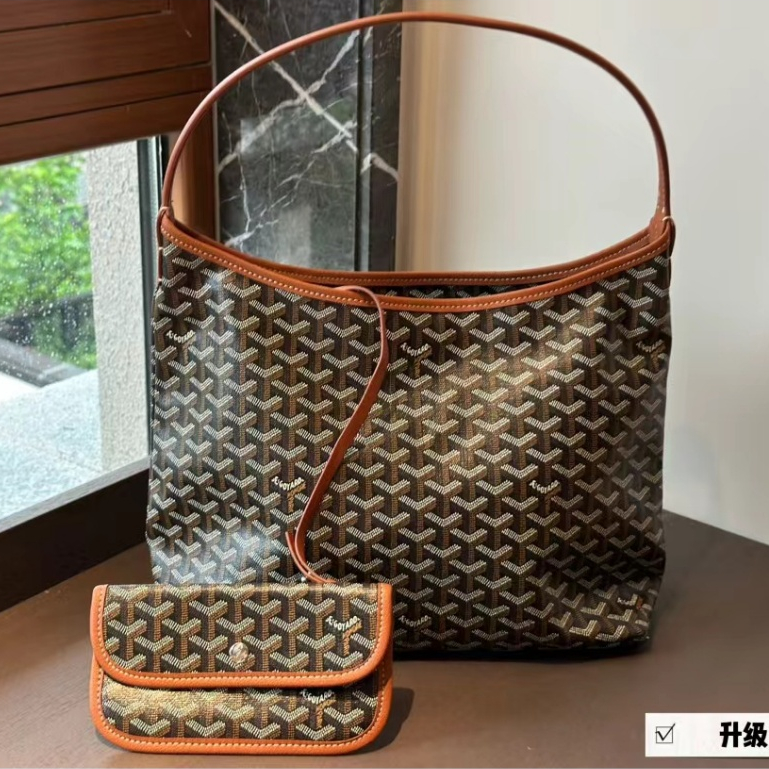 Original Order สินค้าใหม่ HOBO Underarm Bag พิมพ์ Cowhide Commuter Shopping Bag ความจุขนาดใหญ่เด็ก Mother-Daughter กระเป๋า GY333333-0731