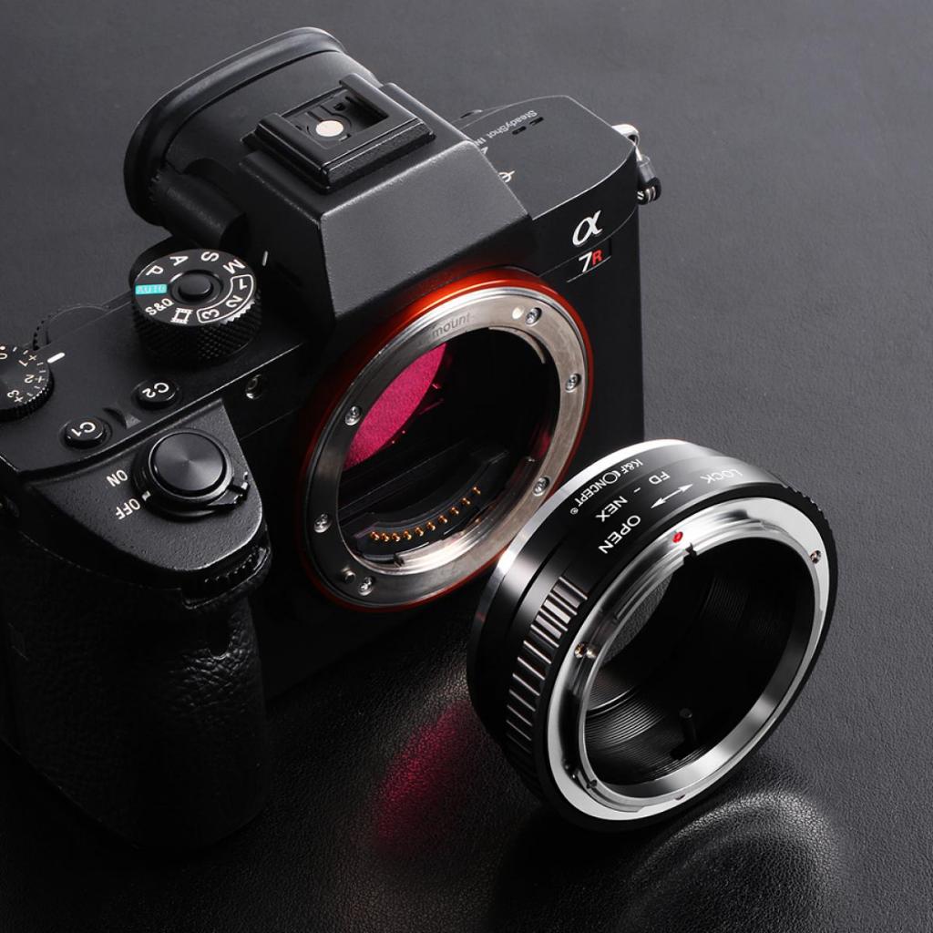 เลนส์อะแดปเตอร์ FD ถึง NEX สําหรับเลนส์ Canon FD FL ถึง NEX E-Mount กล้องสําหรับ Sony Alpha NEX-7 NEX-6 NEX-5N NEX-5 NEX-C3 NEX-3