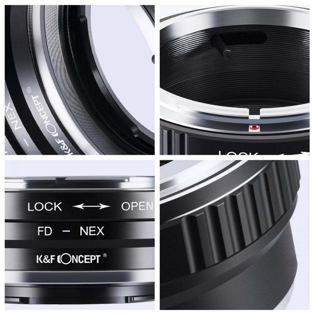 เลนส์อะแดปเตอร์ FD ถึง NEX สําหรับเลนส์ Canon FD FL ถึง NEX E-Mount กล้องสําหรับ Sony Alpha NEX-7 NEX-6 NEX-5N NEX-5 NEX-C3 NEX-3