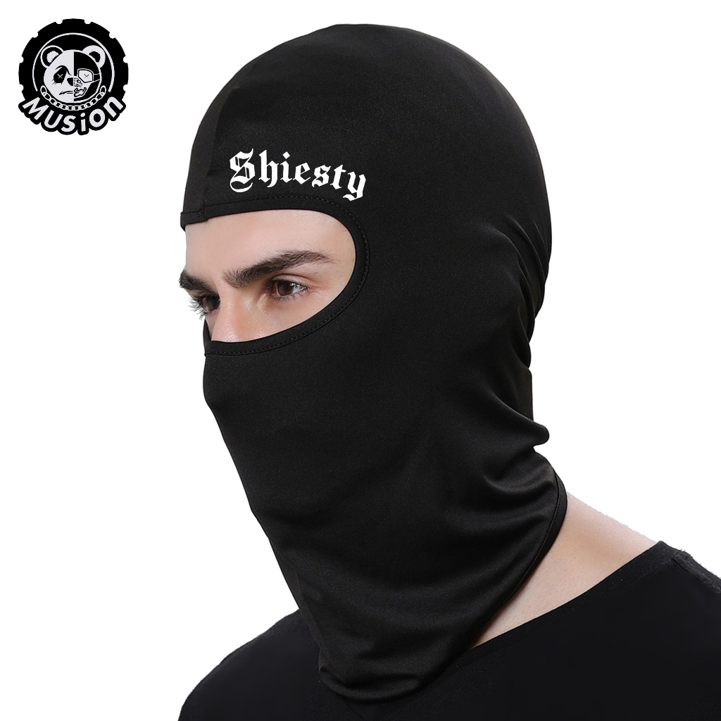 Musion Shiesty หน้ากากไหมพรม พิมพ์ลาย ระบายอากาศ สำหรับขี่จักรยาน และกิจกรรมกีฬากลางแจ้ง