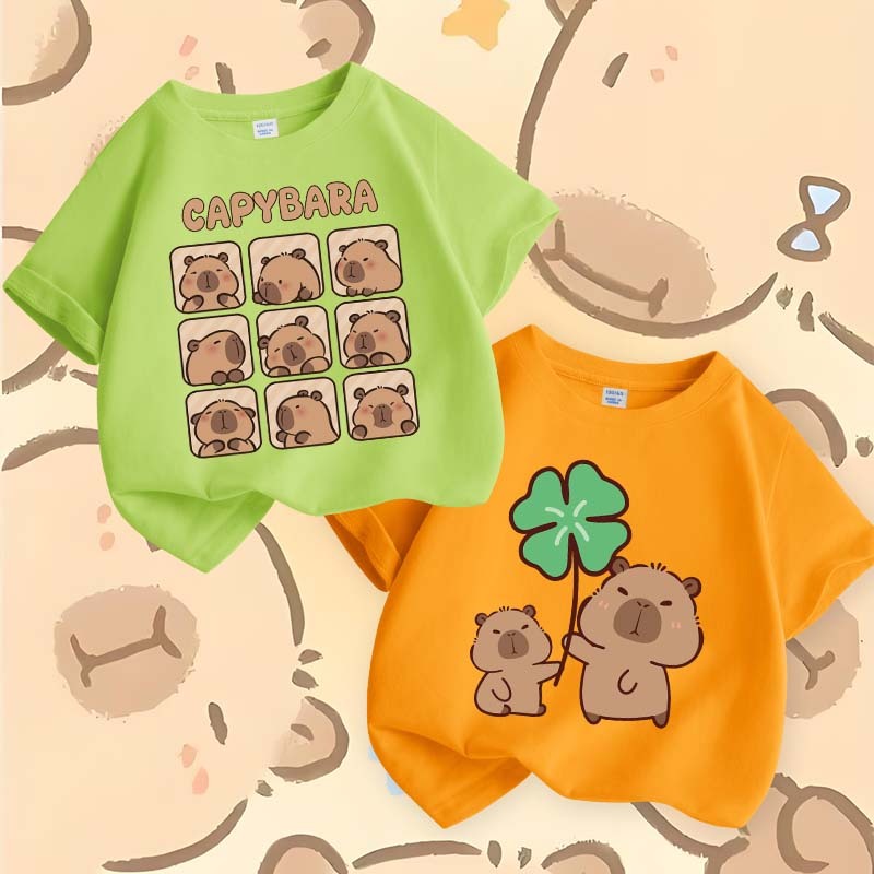 เสื้อยืดเด็กผู้ชาย Boys Short-Sleeved Pure Cotton Comfort