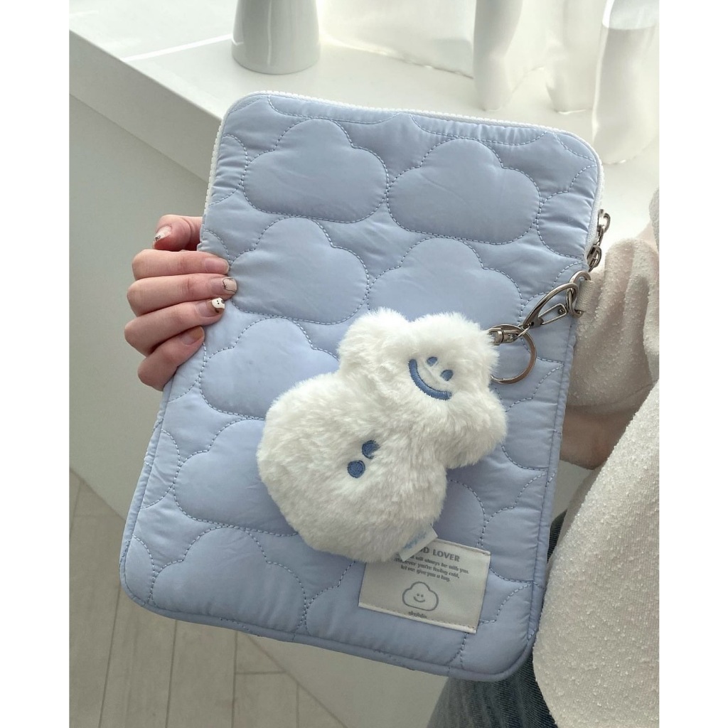 กระเป๋าแล็ปท็อป กันกระแทก ไอแพด ซับ กระเป๋า เกาหลี คลาวด์ เย็บปักถักร้อย อิน สําหรับ 10 11 13 14 นิ้ว