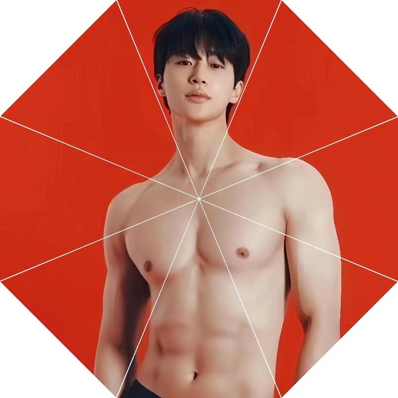 Byeon Wooseok ร่มฝนและแดดอัตโนมัติ 3 ชั้น