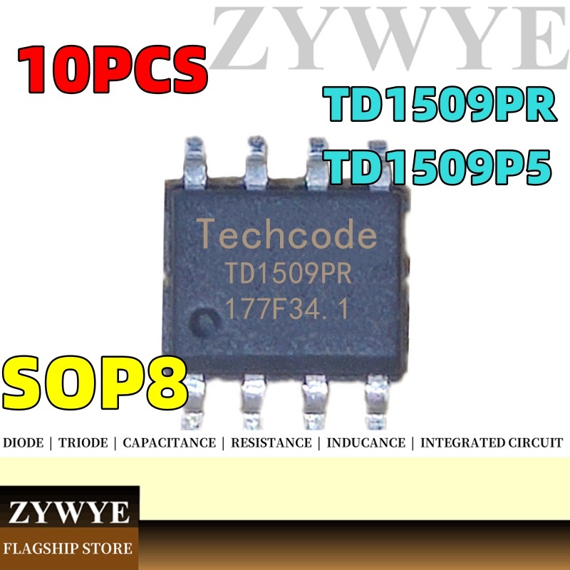 10pcs TD1509PR TD1509P5 TD1509PR-ADJ XL1509-5.0 E1 Patch SOP-8 ปรับ Buck Power Management ชิป