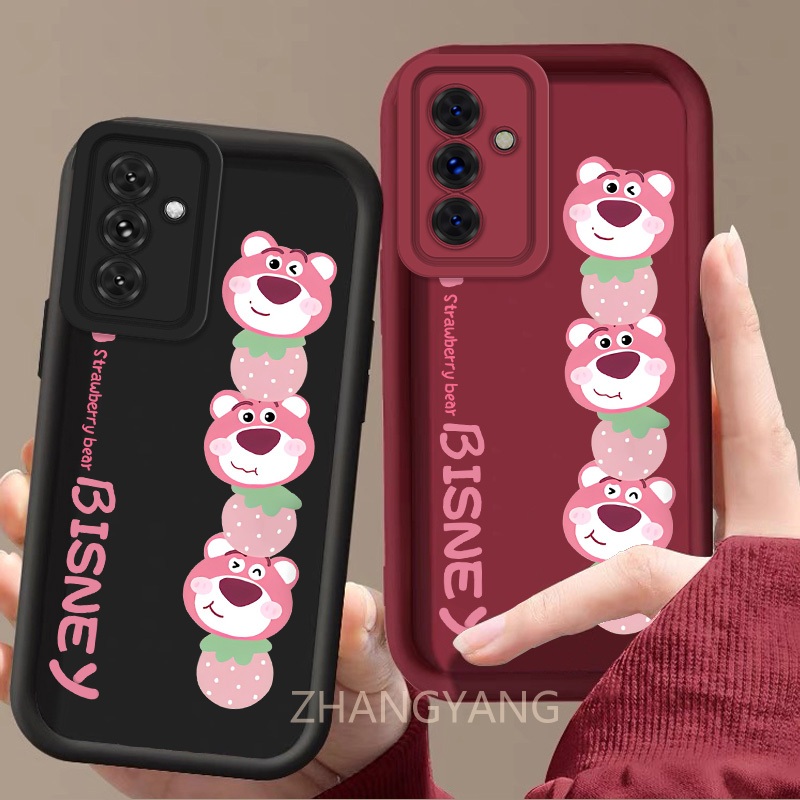SAMSUNG สําหรับsamsung A15 4G A15 5G A25 A35 5G A55 5Gน่ารักการ์ตูนหมีเคสโทรศัพท์ซิลิโคนTPU soft case anti DROPและกันกระแทกกล้องโทรศัพท์คลุมทั้งหมด